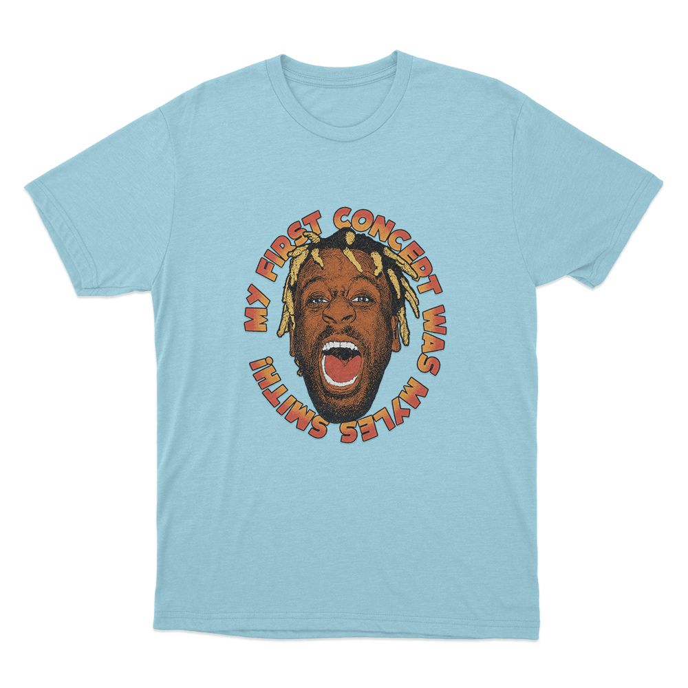 My First Concert Unisex T Shirt Sky Blue My First Concert Unisex T Shirt Sky Blue