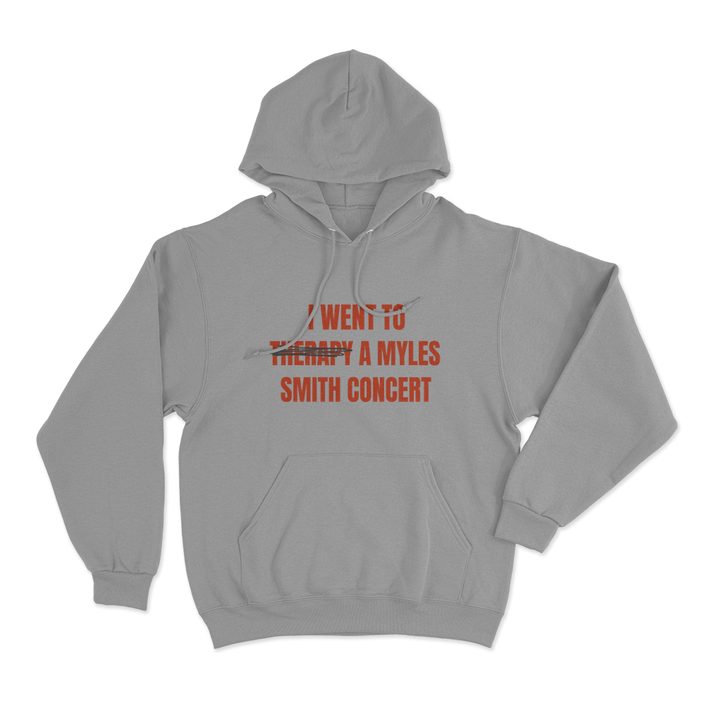 Therapy Unisex Hoodie Grey Therapy Unisex Hoodie Grey