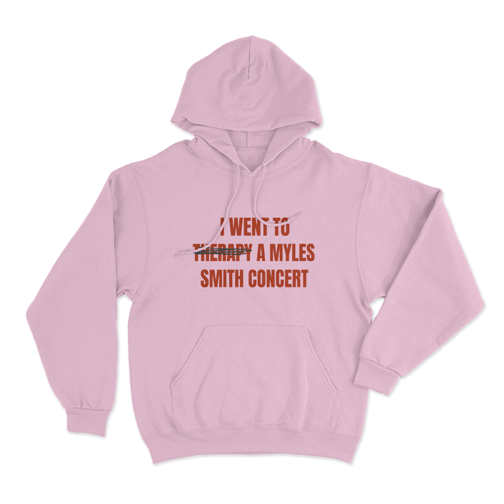 Therapy Unisex Hoodie Pink Therapy Unisex Hoodie Pink