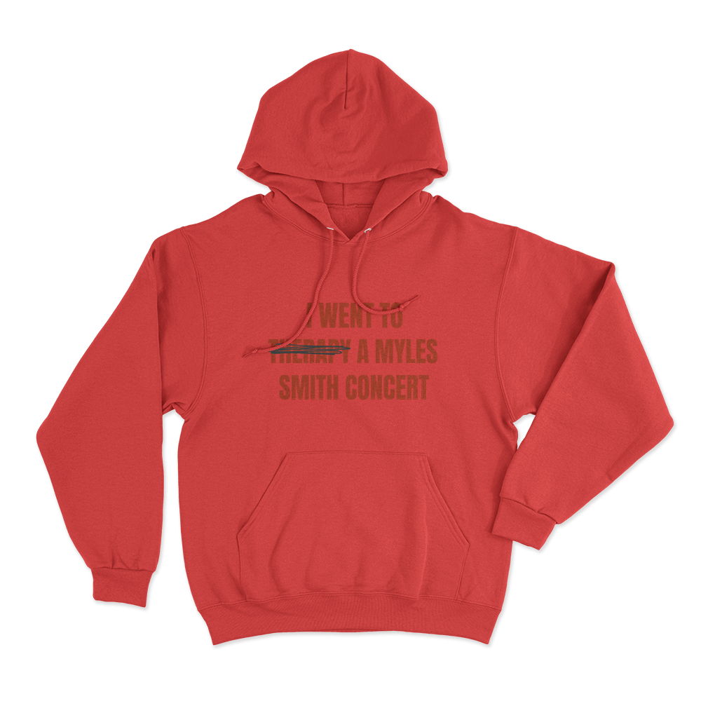 Therapy Unisex Hoodie Red Therapy Unisex Hoodie Red
