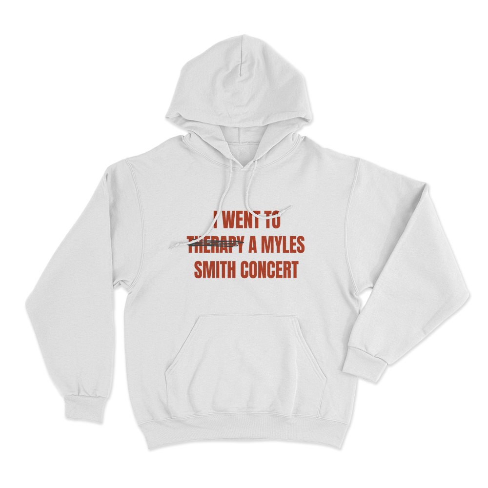 Therapy Unisex Hoodie White Therapy Unisex Hoodie White