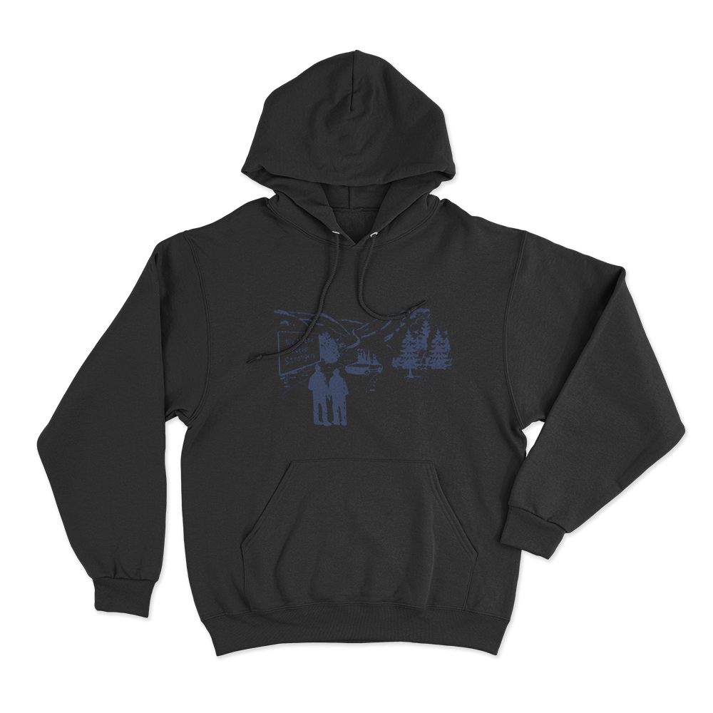 We Were Never Strangers Unisex Hoodie Black We Were Never Strangers Unisex Hoodie Black